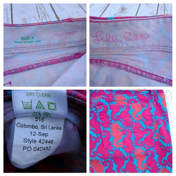 Lilly Pulitzer worth straight jeans hold ur horses - Picture 6 of 8